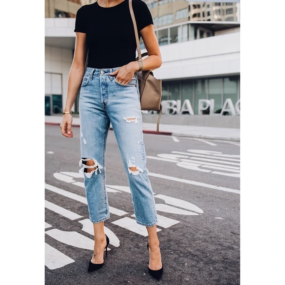 LEVI’S Wedgie Straight Jeans Authentically Yours - Picture 2 of 13
